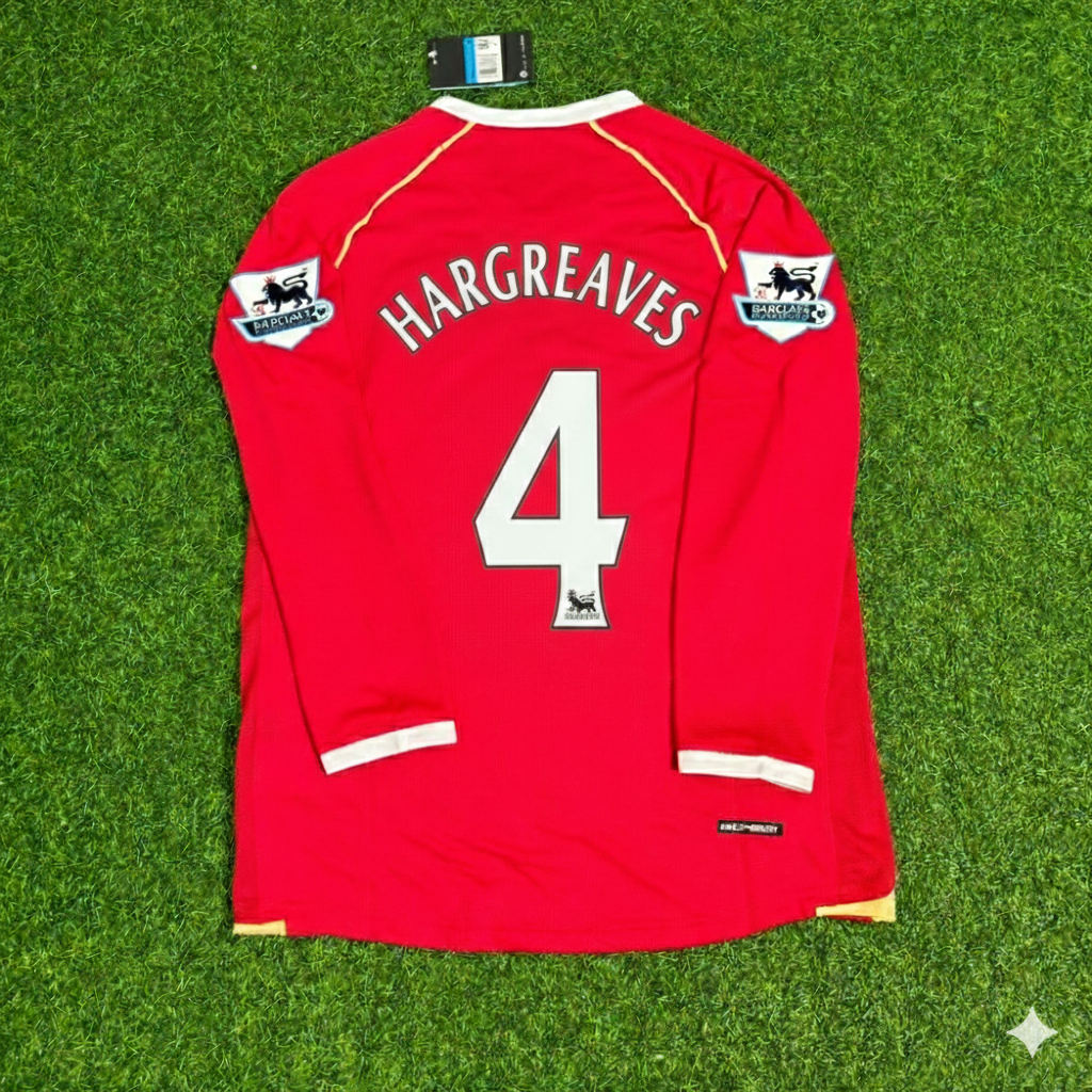Maillot rouge d'Owen Hargreaves, Manchester United, saison 2006-2007
