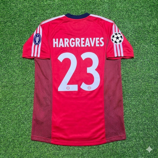 Owen Hargreaves Bayern München 2002/2003 Season Home Red Retro Jersey