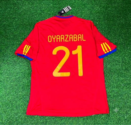 Mikel Oyarzabal - Spain Commemorative Retro Kit Jersey – | Trikot | Maillot Soccer Shirt