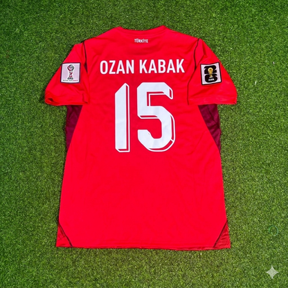 Ozan Kabak #15 Turkey Türkiye - World Cup 2026 -Home Red- Jersey Trikot - Maillot Maglia