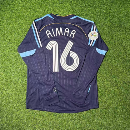 Pablo Aimar Argentina 2006 World Cup Long Sleeve Retro Football Jersey Kit