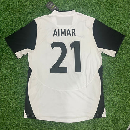 Pablo Aimar Valencia 2004 UEFA Cup Final Retro Football Jersey Kit