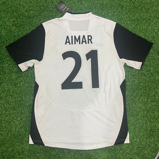 Pablo Aimar Valencia 2004 UEFA Cup Final Retro Football Jersey Kit
