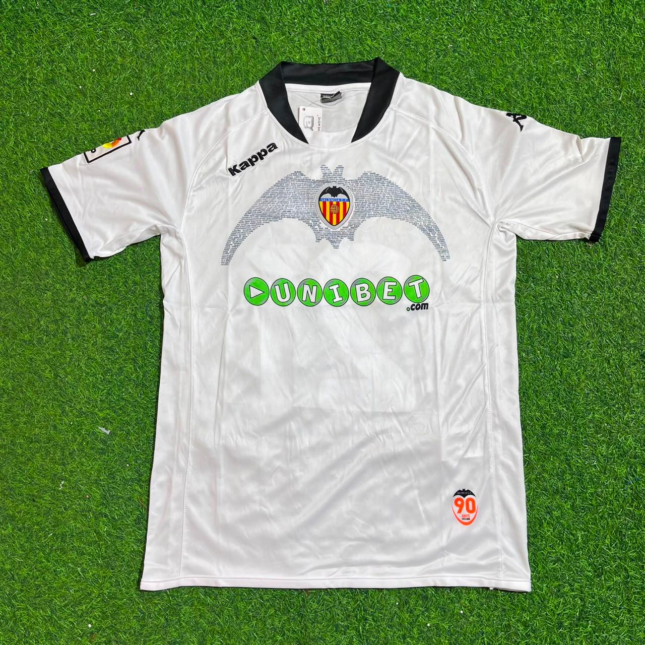 Pablo Aimar #21 Valencia White Retro Football Jersey
