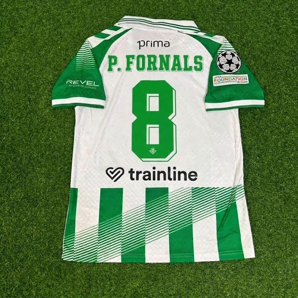 Pablo Fornals #8 Real Betis 2027 Home New Season Green White Football Jersey Trikot Maillot