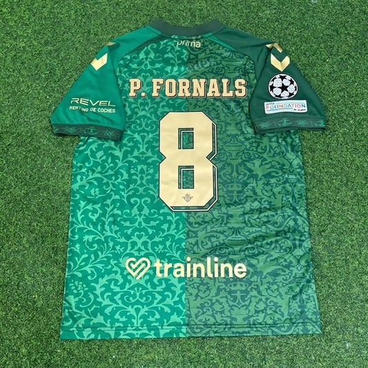 Pablo Fornals #8 Real Betis 2027 Away New Season Champions League Patch Football Jersey Trikot Maillot