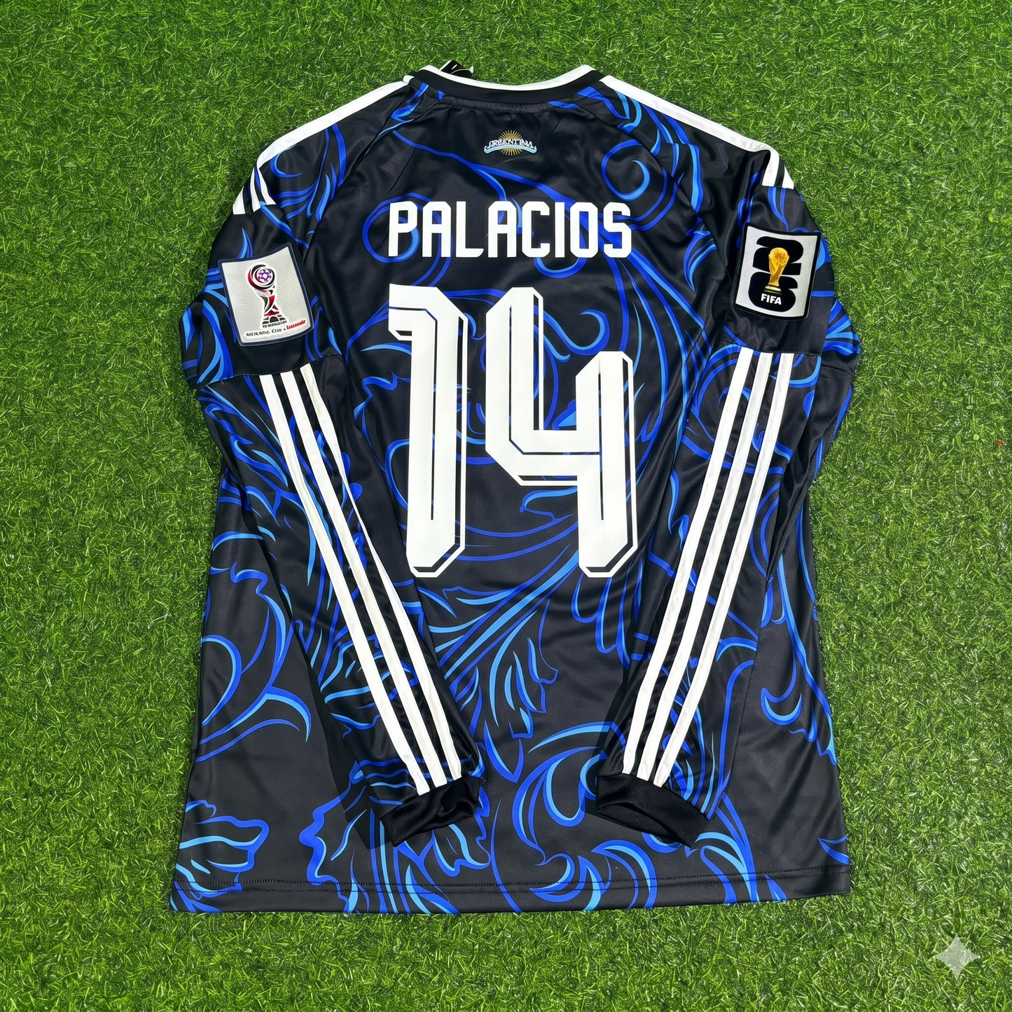 Exequiel Palacios Argentina 2026 World Cup Long Sleeve Football Jersey