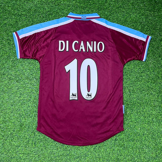Paolo Di Canio #10 West Ham 1999-2000 Home Retro Football Jersey