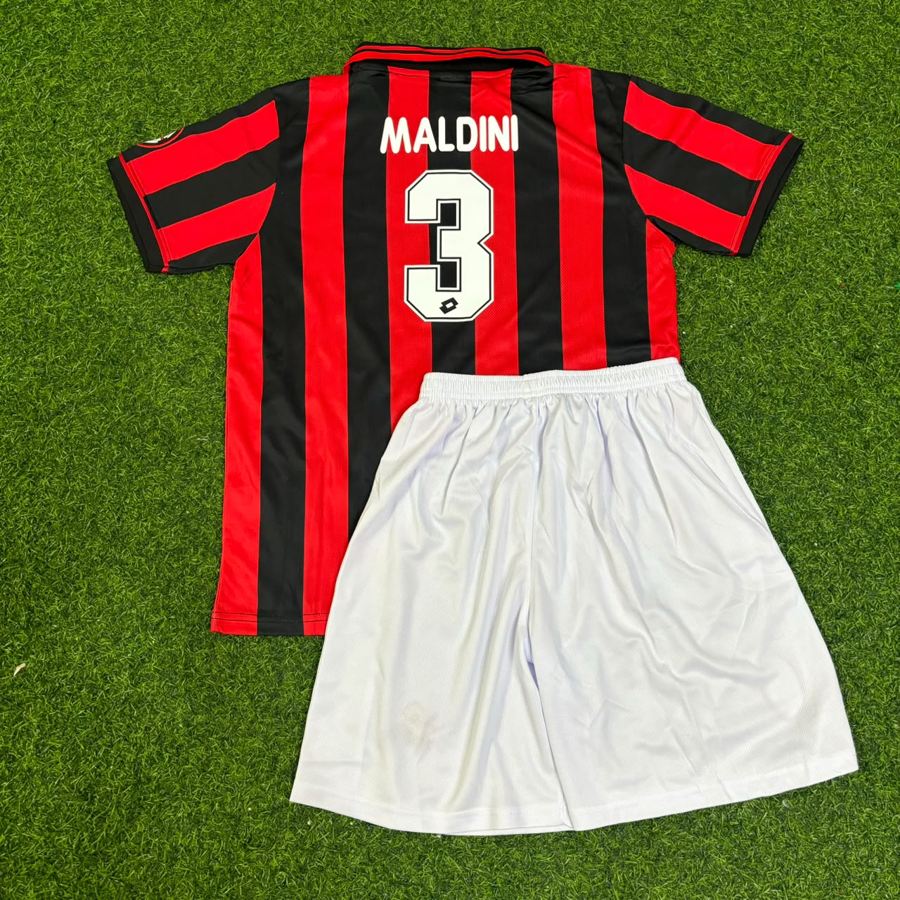 Paolo Maldini AC Milan 1996/1997 Home Kids Retro Football Jersey