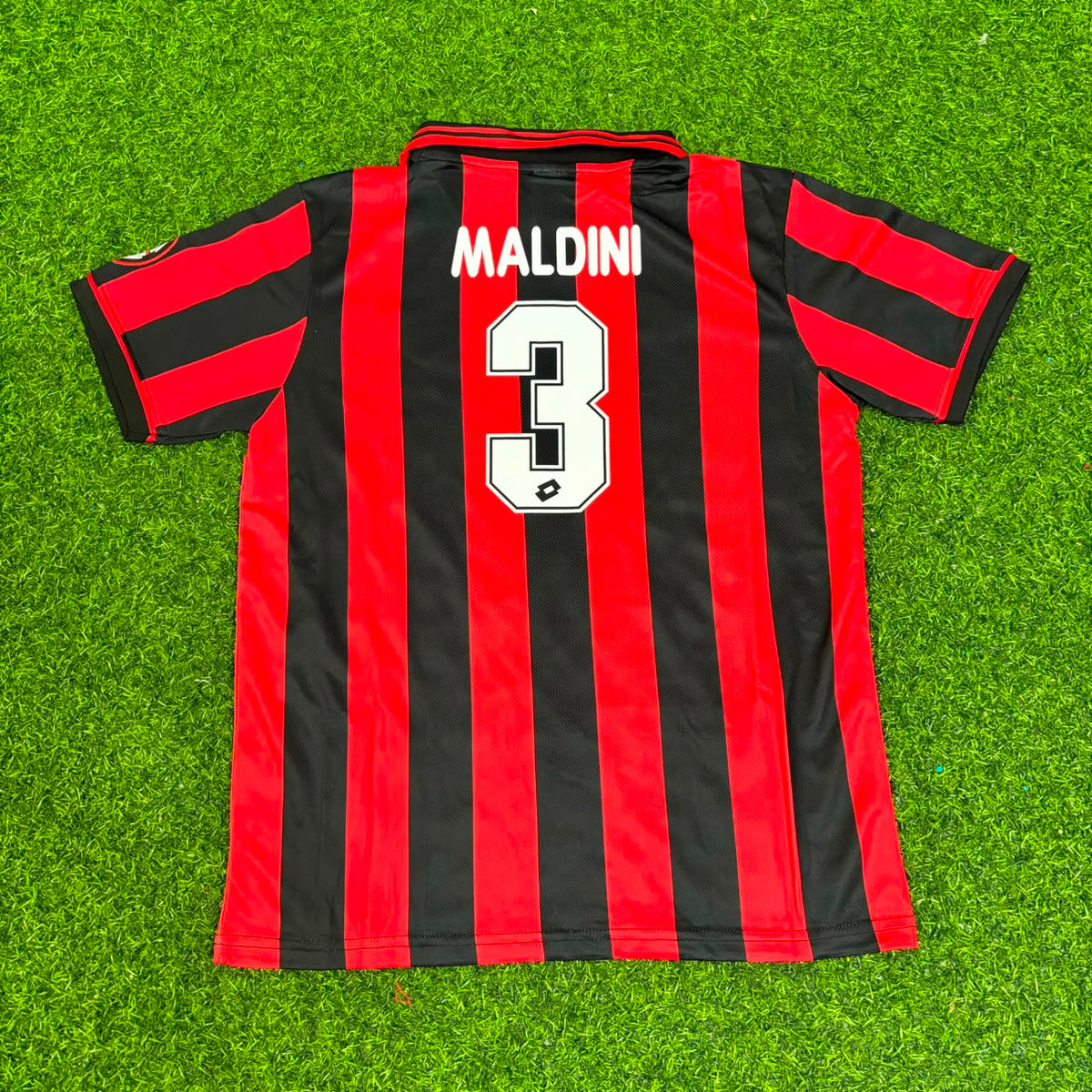 Paolo Maldini AC Milan 1996/1997 Home Kids Retro Football Jersey