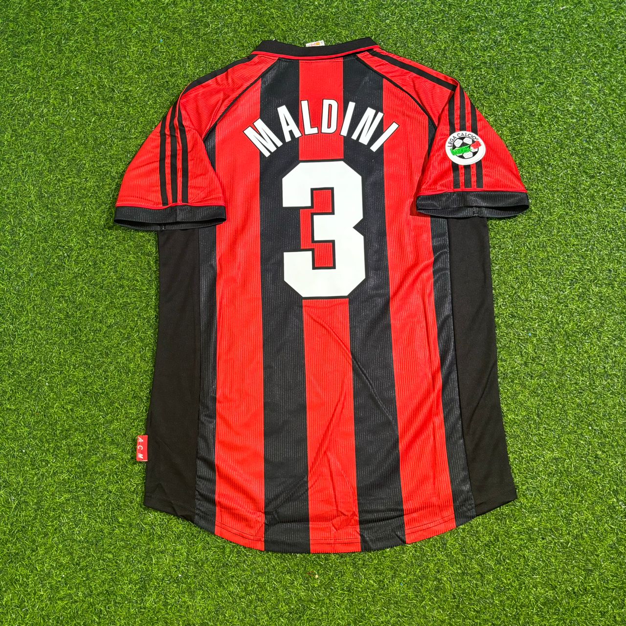Paolo Maldini 3- AC Milan 1999 Retro Football Jersey
