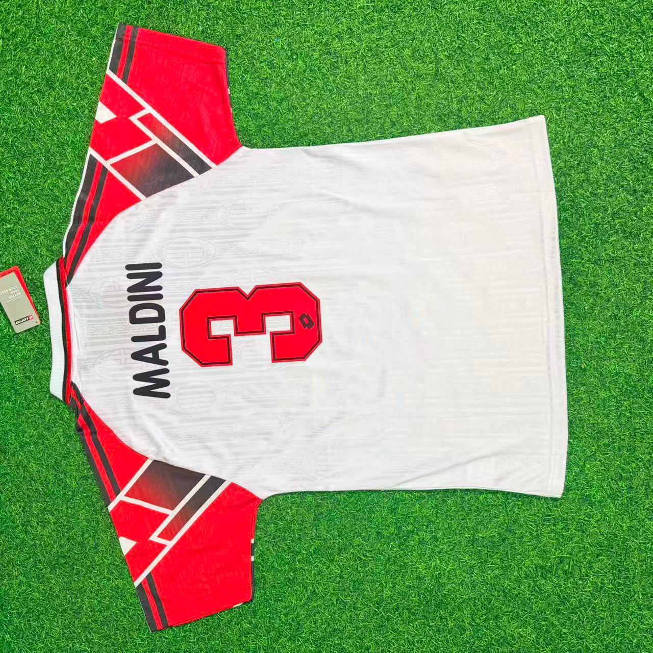 Paolo Maldini #3 AC Milan 1997 Away Retro Football Jersey