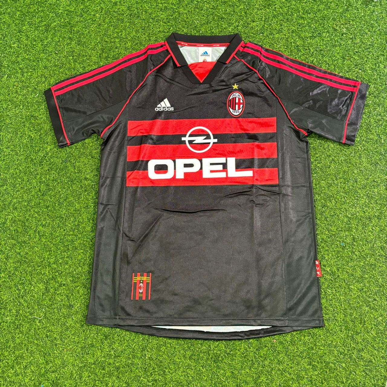 Paolo Maldini AC Milan 1998-1999 Black Retro Football Jersey