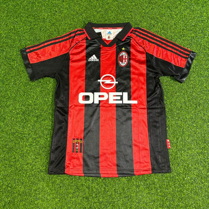 Paolo Maldini 3- AC Milan 1999 Retro Football Jersey