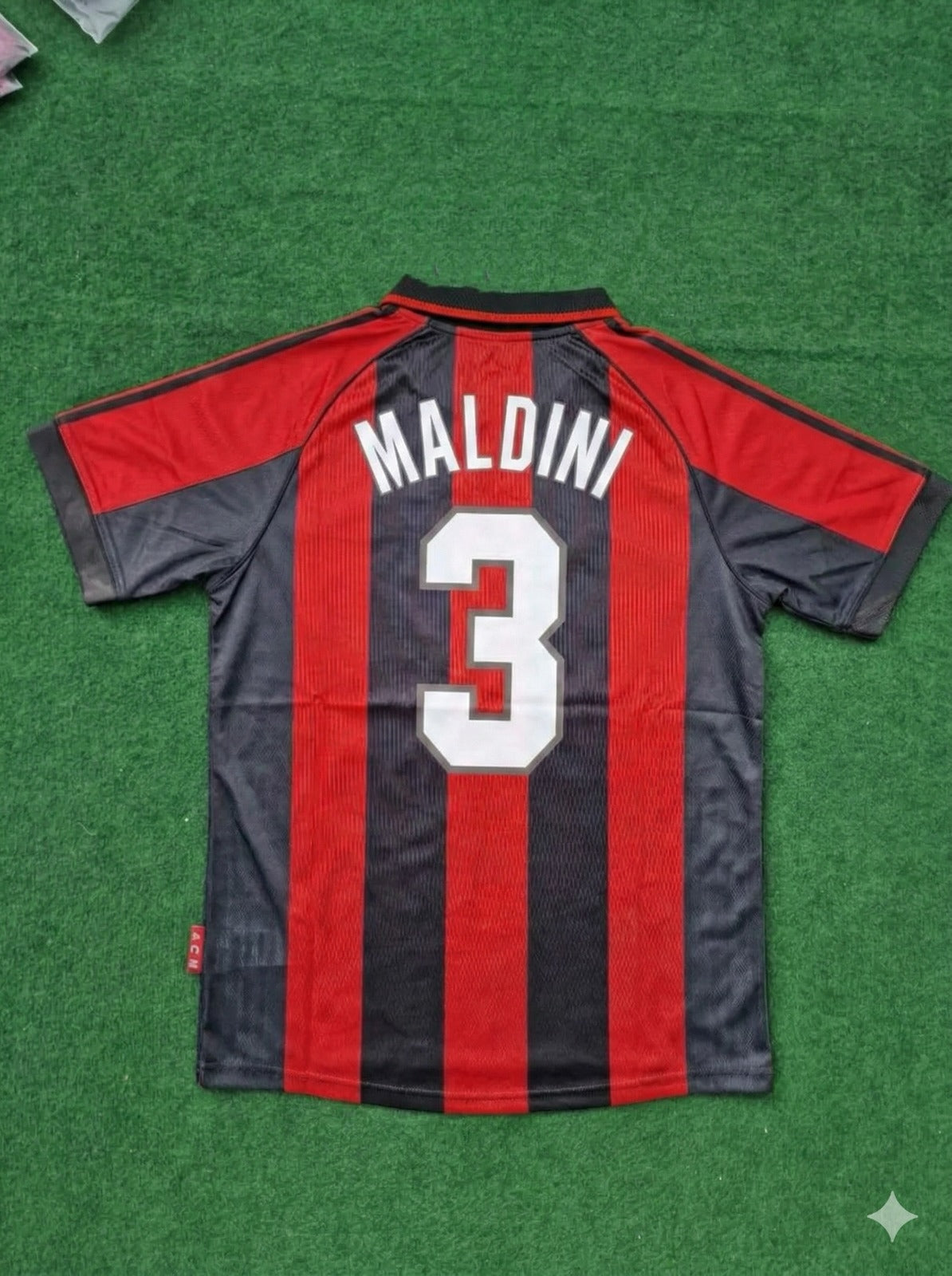 Paolo Maldini 3- AC Milan 1999 Retro Football Jersey