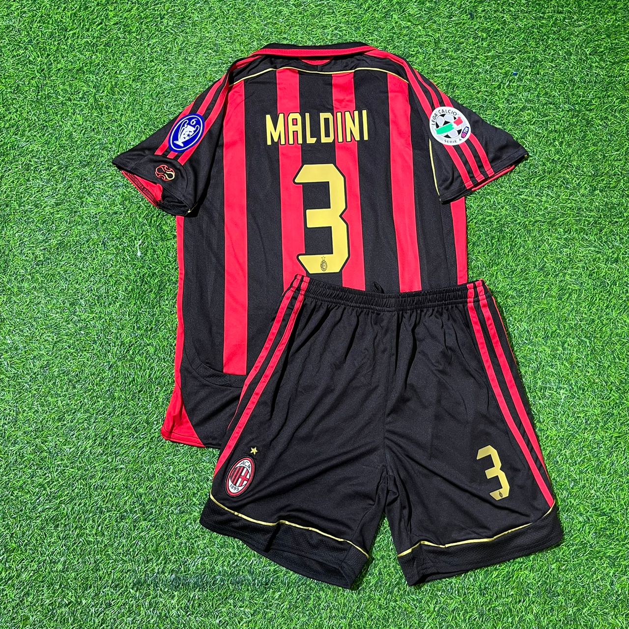 Paolo Maldini AC Milan 2006 2007 Retro Kids Soccer Jersey Kinder Trikot Soccer Shirt