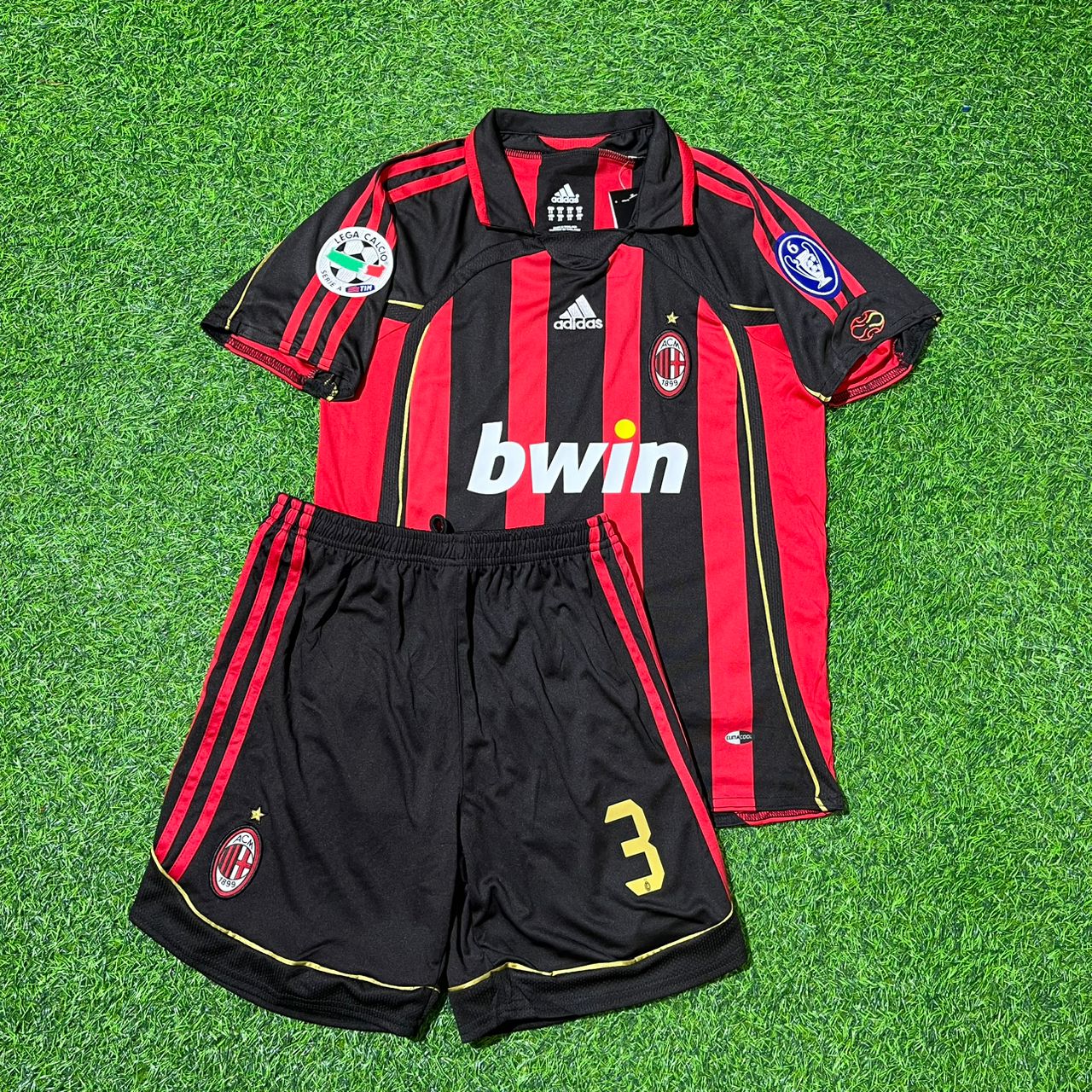 Paolo Maldini AC Milan 2006 2007 Retro Kids Soccer Jersey Kinder Trikot Soccer Shirt