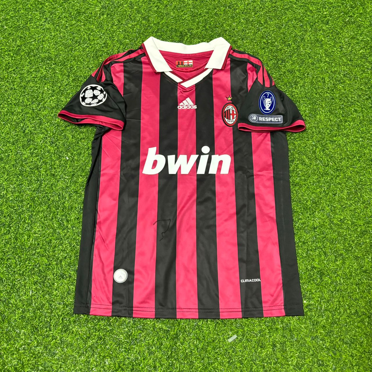 Paolo Maldini AC Milan 2008-2009 Final Season Home Retro Football Jersey