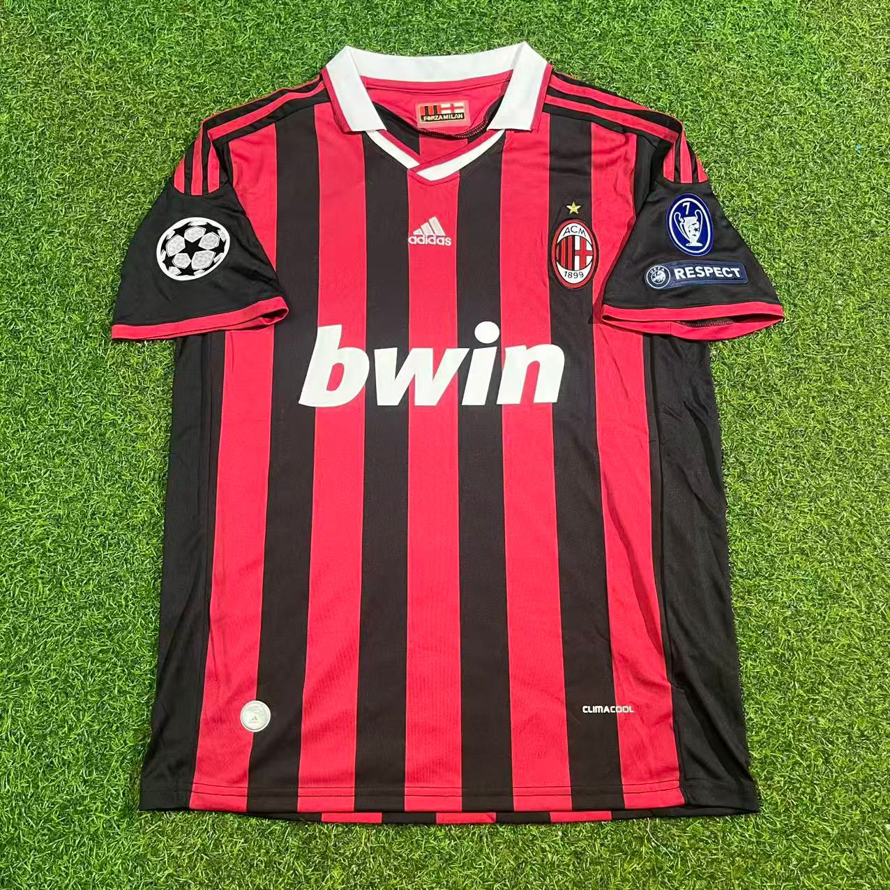 Paolo Maldini AC Milan 2008-2009 Final Season Home Retro Football Jersey
