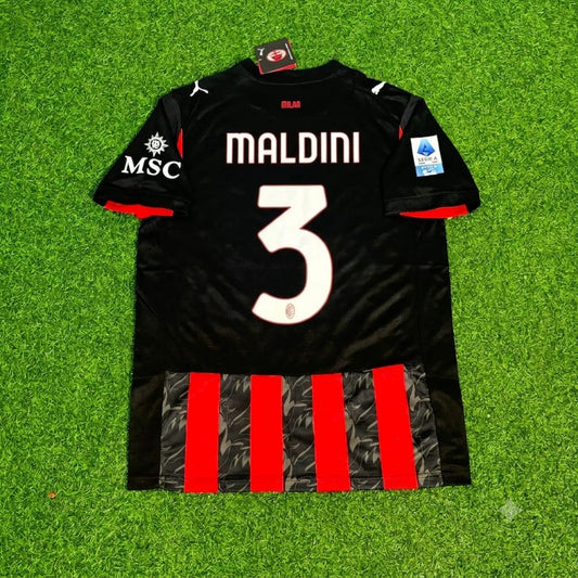 Paolo Maldini AC Milan Football Retro Legend Jersey Trikot Maillot