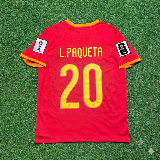 Lucas Paquetá 11# Brazil 2026 World Cup Red Jersey Trikot