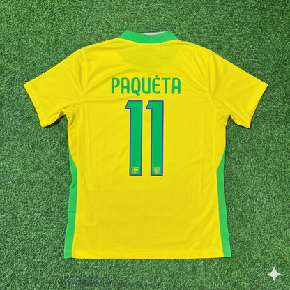 Lucas Paqueta 11 Brazil 2026 World Cup New Season Football Jersey
