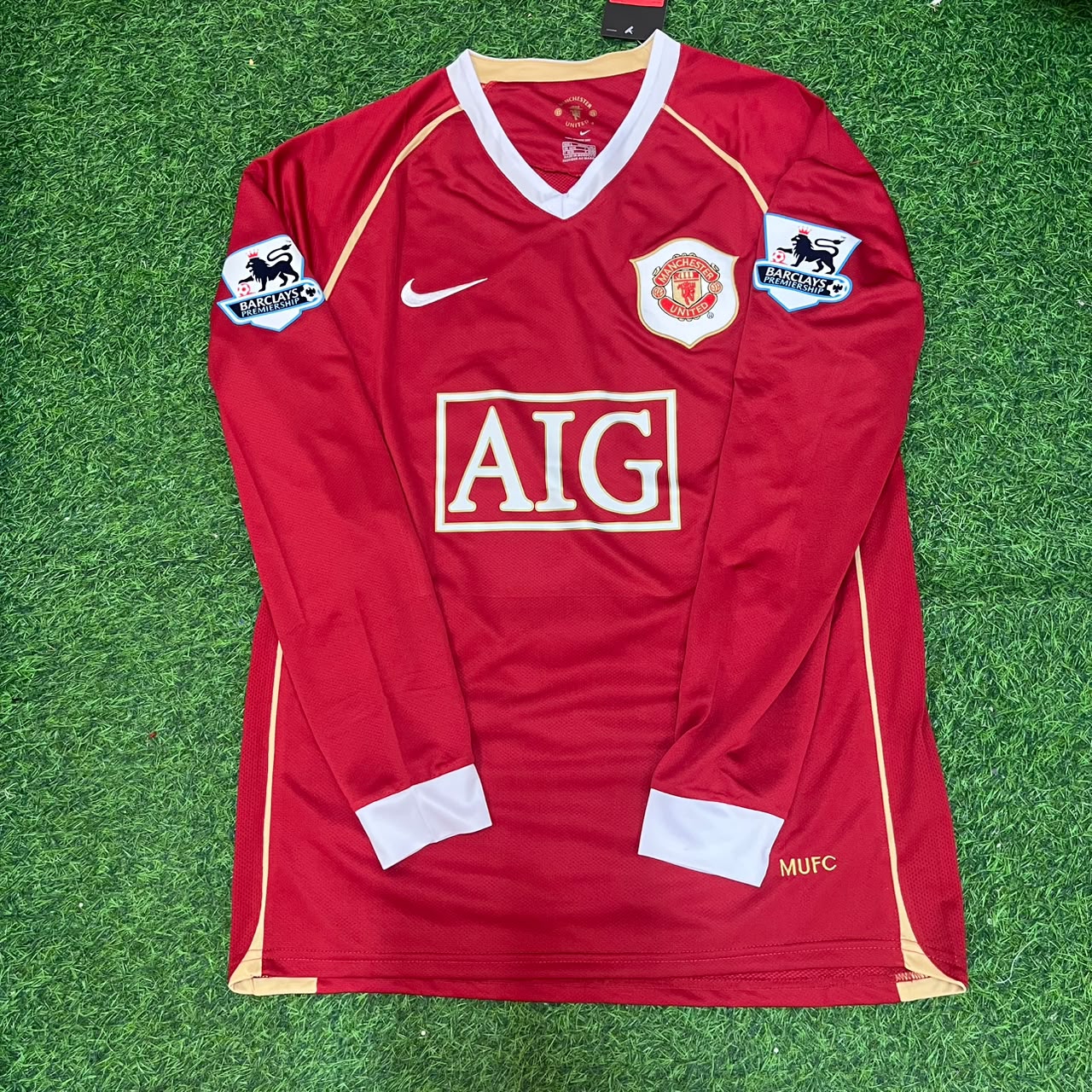 Park-Ji Sung Manchester United 2006-2007 Red Jersey Trikot