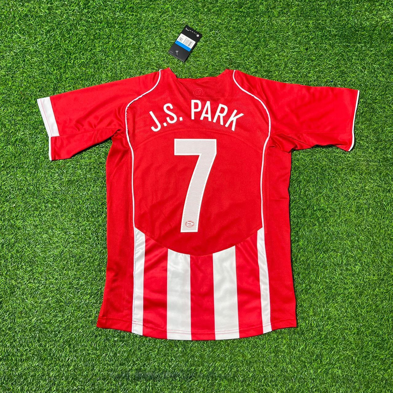 Park Ji-sung PSV Eindhoven 2004–2005 Home Retro Football Jersey Kit