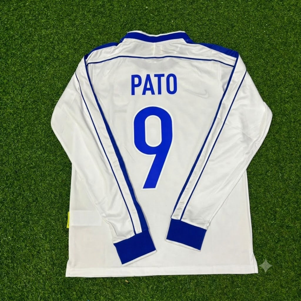 Alexandre Pato Brazil Long Sleeve Retro Football Jersey Trikot Maillot