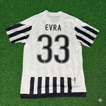 Patrice Evra 33-Juventus 2015-2016 Retro Home Football Jersey Trikot