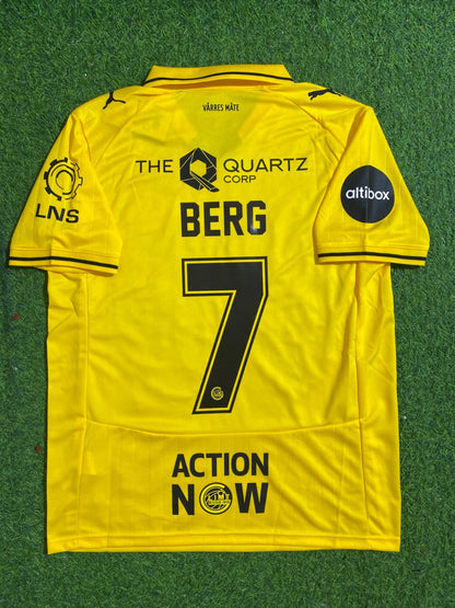 Patrick Berg #7 Bodø/Glimt 2026/2027 New Season  Yellow Jersey