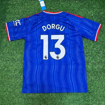 Patrick Dorgu #13 Manchester United Blue New Season 2027 Jersey Trikot Maillot Soccer Shirt