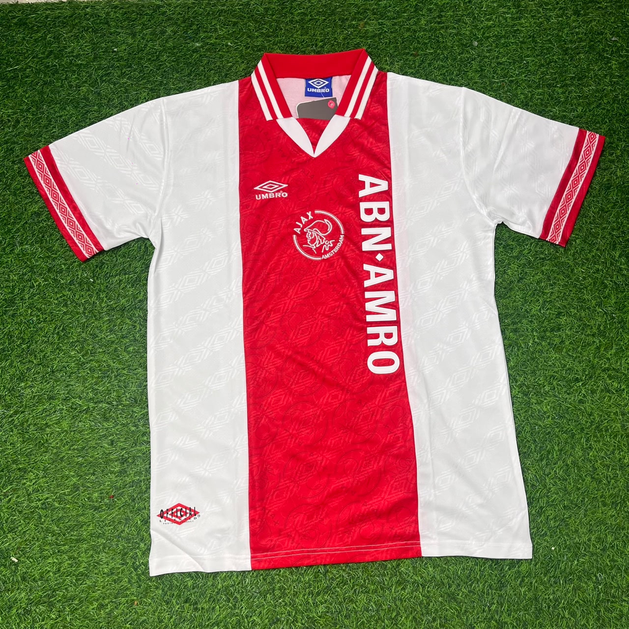 Patrick Kluivert Ajax Retro Golden Printing Jersey Trikot Soccer Shirt