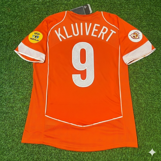Patrick Kluivert Netherlands EURO 2004 Home Retro Jersey Trikot