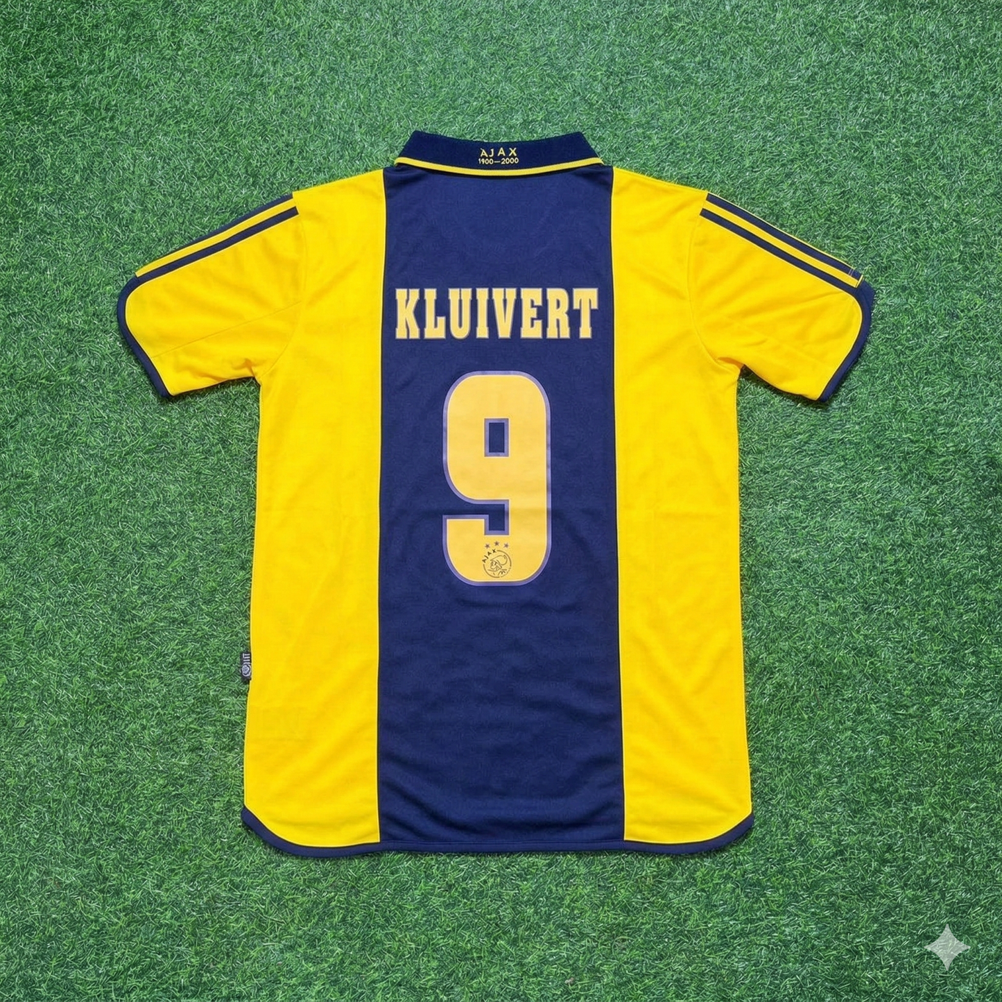 Patrick Kluivert Ajax Retro Yellow Football Jersey