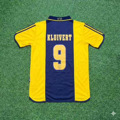 Patrick Kluivert Ajax Retro Yellow Football Jersey