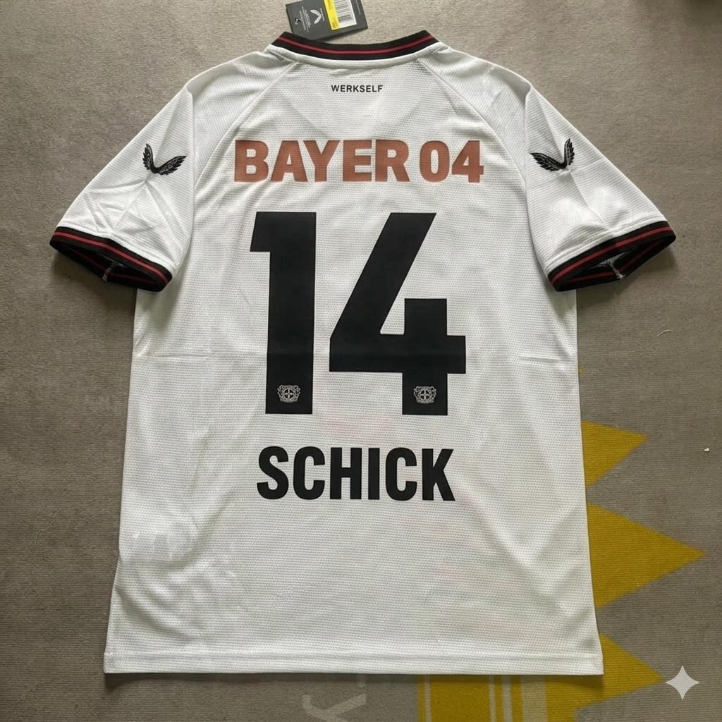 Patrik Schick Bayer 04 Leverkusen 2023/2024 Home Retro Football Jersey