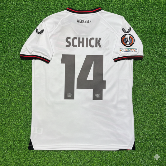 Patrik Schick Bayer 04 Leverkusen 2024 Europa League Final Home Retro Football Jersey