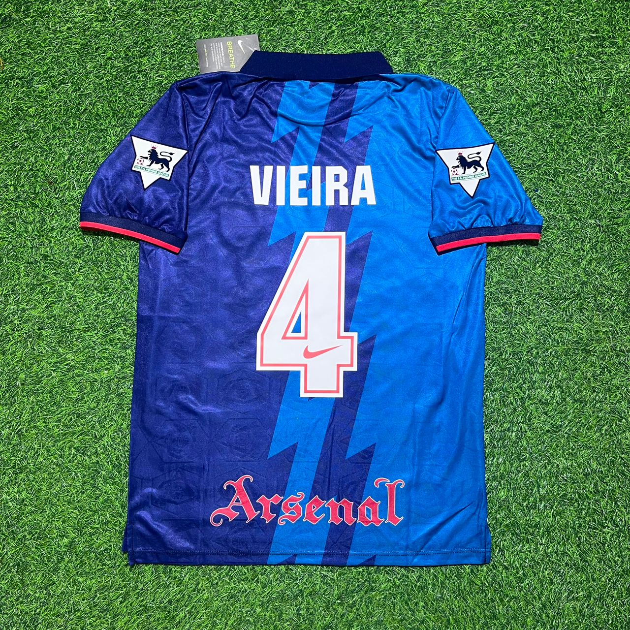 Patrick Vieira Arsenal Retro 1998 Season Retro Jersey