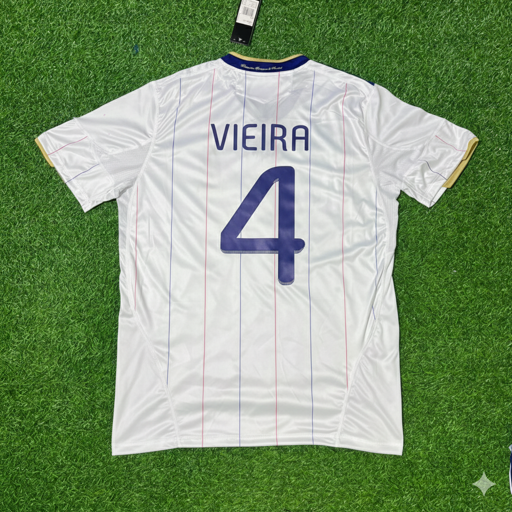 Patrick Vieira France EURO 2004 Retro Football Jersey Kit