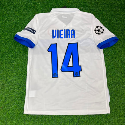 Patrick Vieira Inter 2009/2010 White Retro Football Jersey