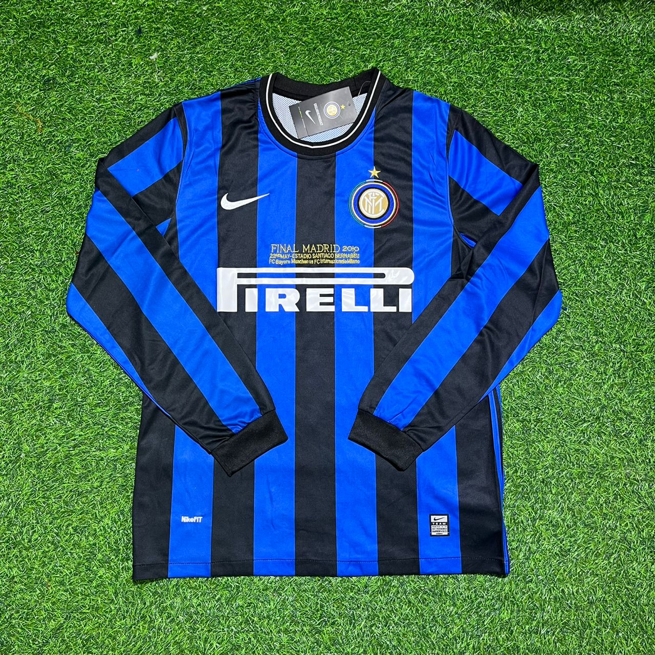 Patrick Vieira- Inter 2010 Champions League Final Jersey Trikot Maillot Maglia Soccer Shirt