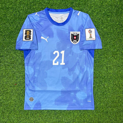 Patrick Wimmer 21- Austria 2026 World Cup Kit Jersey Trikot Maillot