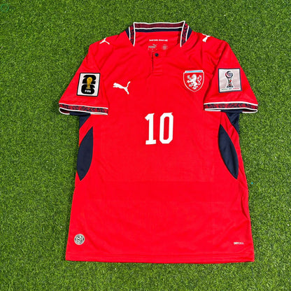 Patrik Schick #10 Czech Republic Czechia 2026 World Cup Football Jersey