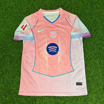 Pau Cubarsi Barcelona Home Pink New Season 2026 Jersey Trikot Maillot Soccer Shirt