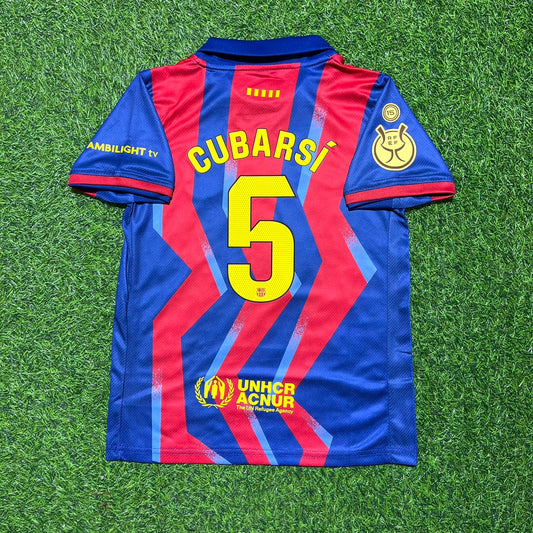 Pau Cubarsi Barcelona 2026 Supercopa de Espana Football Jersey