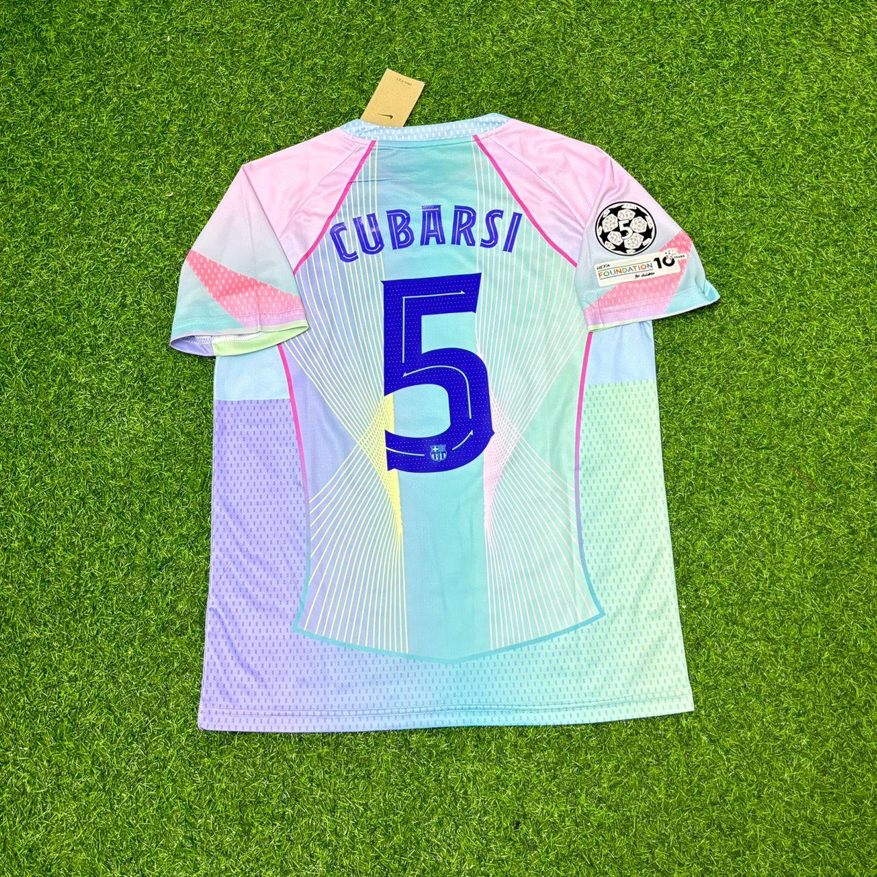 Pau Cubarsi Barcelona Home Sunset New Season 2026 Jersey Trikot Maillot Soccer Shirt