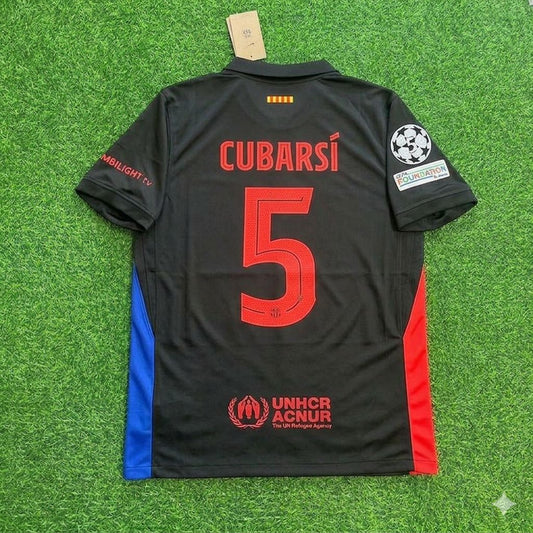 Pau Cubarsí #5 Barcelona Jersey Maillot Trikot Camiseta Soccer Shirt
