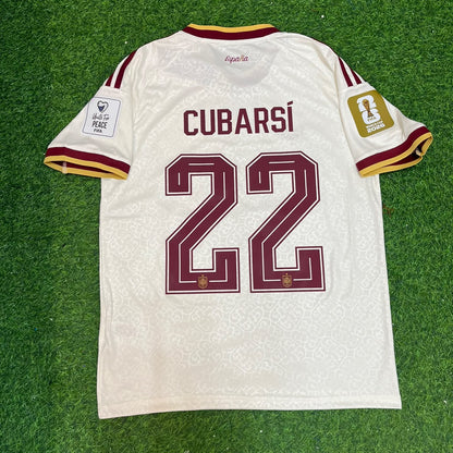 Pau Cubarsí 22 - Spain 2026 World Cup Away Football Jersey