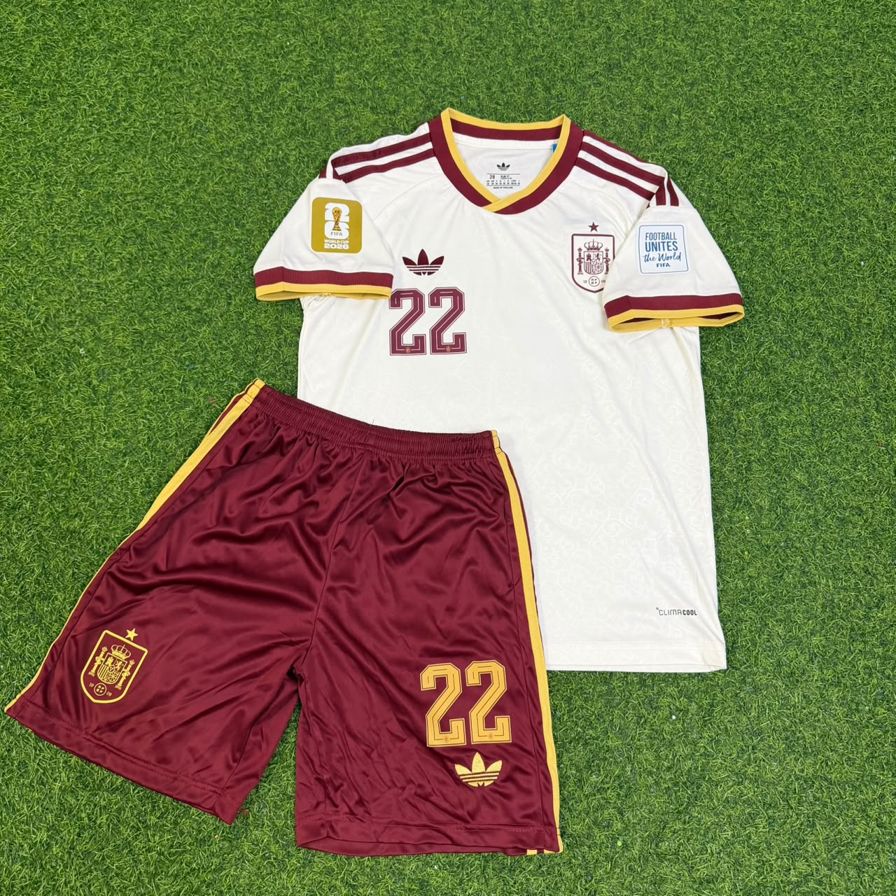 Pau Cubarsi Spain 2026 World Cup Kids Football Jersey